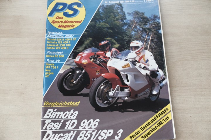 PS Sport Motorrad 08/1991